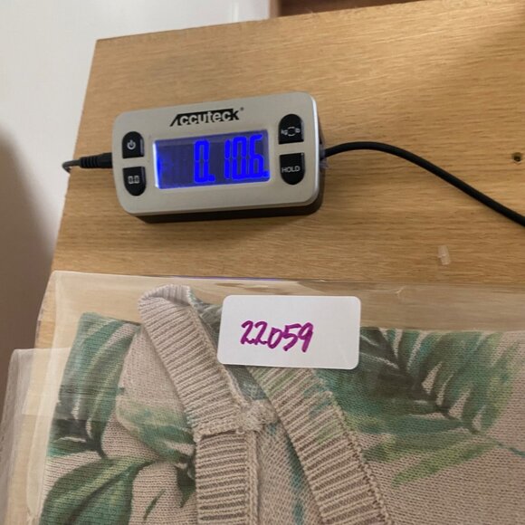 J Jill Sweater Women Large Green Fern Floral 3/4 Raglan Sleeve Crewneck Pullover - Picture 10 of 11